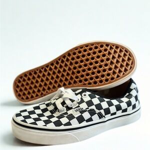 Vans Black and White Checkerboard Shoes